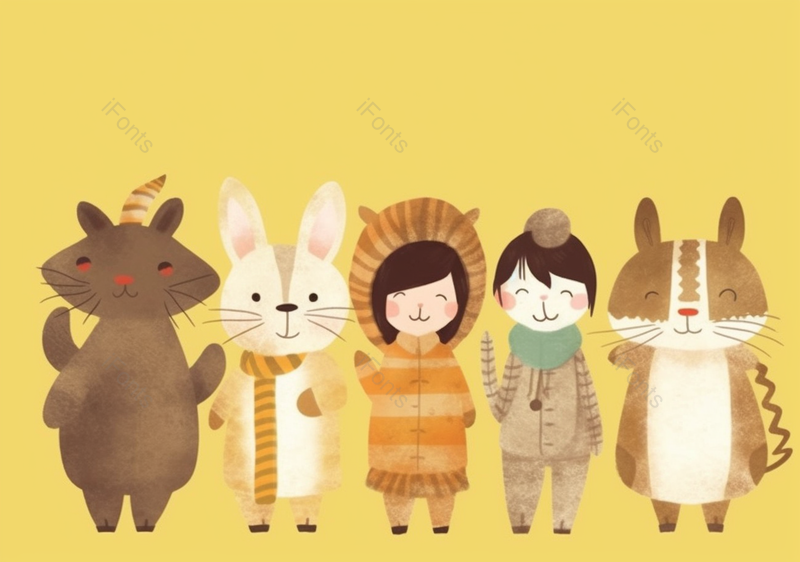 卡爱卡通手绘动物人物插画图,插画/手绘图,插画/手绘图库,插画/手绘图下载,插画/手绘